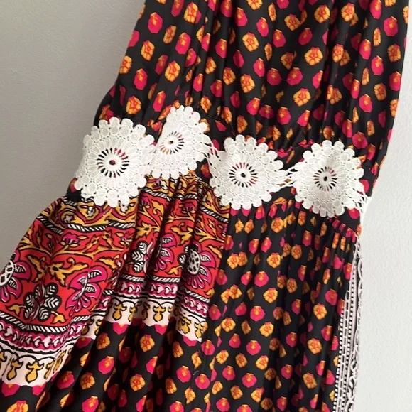 Free People rising sun harem jumpsuit NWOT Sz Sm bin f - Picture 4 of 8